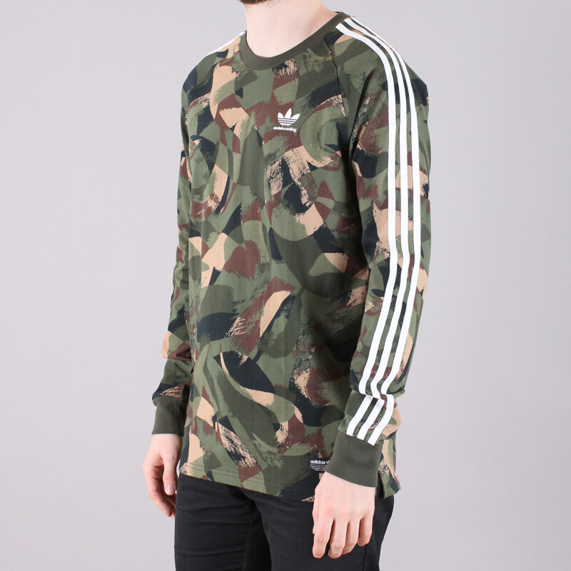 Adidas skateboarding camo top shirt