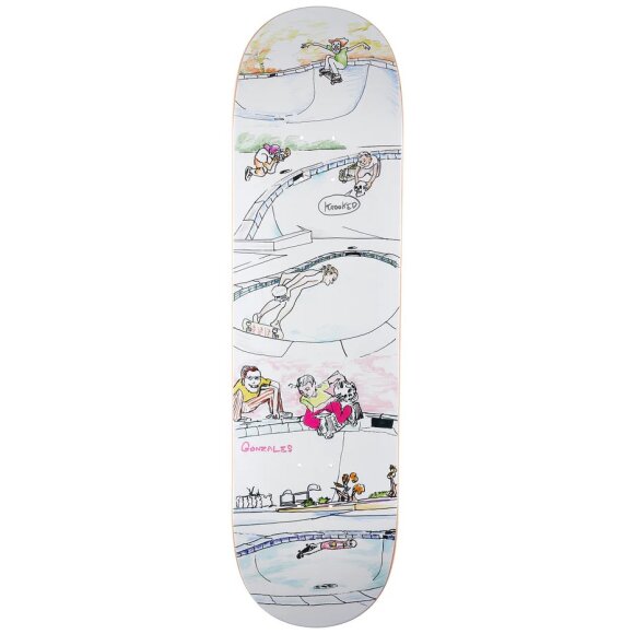 Krooked - Krooked Gonz Skullride 8.75 Skateboard