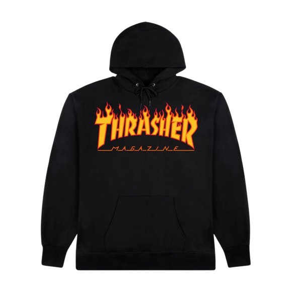 Thrasher - Thrasher Flame Hood Sweatshirt