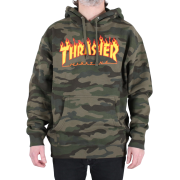 Thrasher - Thrasher Flame Camo Hood